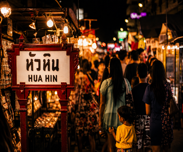 Hua Hin Night Market Hotel Riva Hua Hin